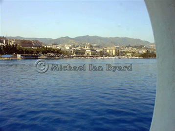 Leaving the port of Messina